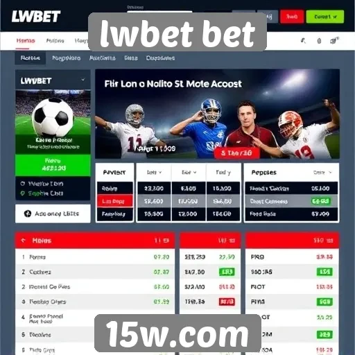 Análise da interface do site lwbet bet