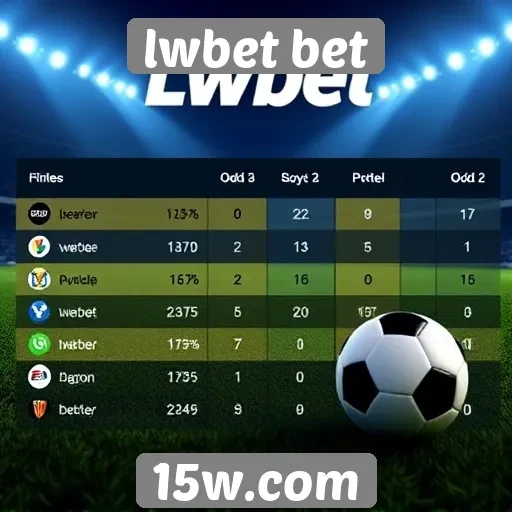 Comparação de odds entre lwbet bet e concorrentes