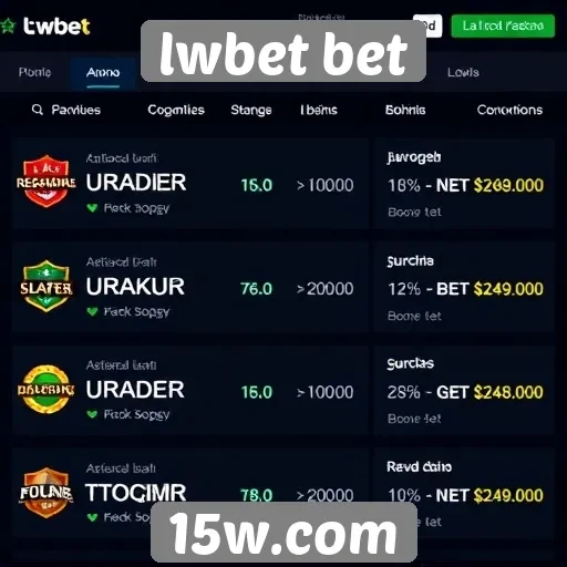 Ofertas de bônus e promoções disponíveis no lwbet bet